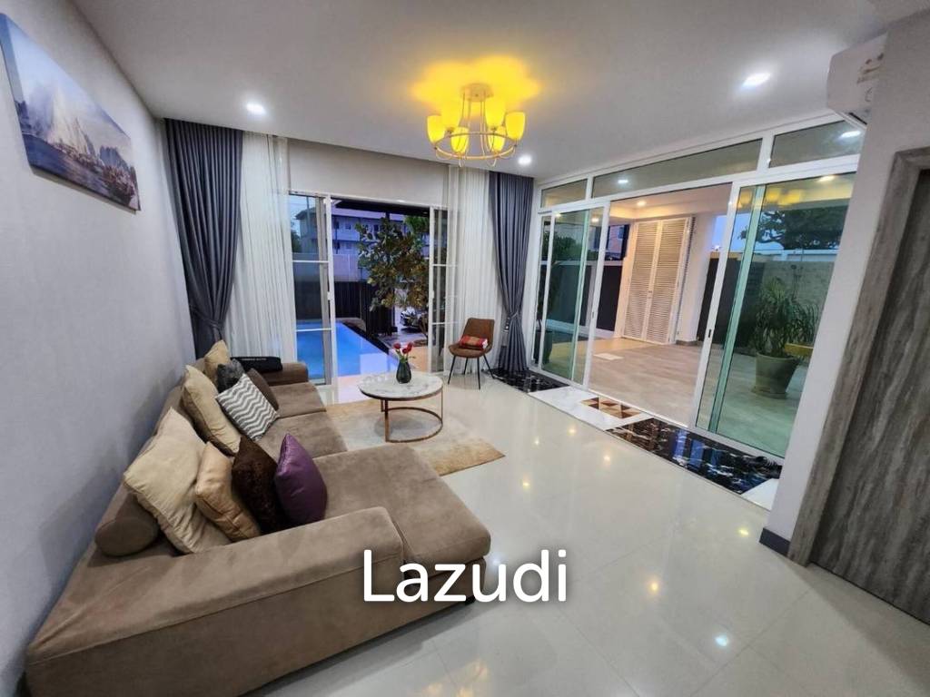 5 Beds  8 Baths 468 SQ.M. Luxury 3-Story Pool Villa