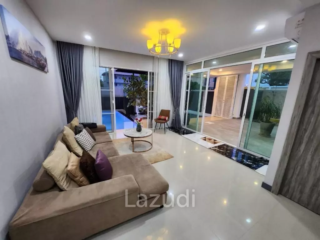 5 Beds  8 Baths 468 SQ.M. Luxury 3-Story Pool Villa