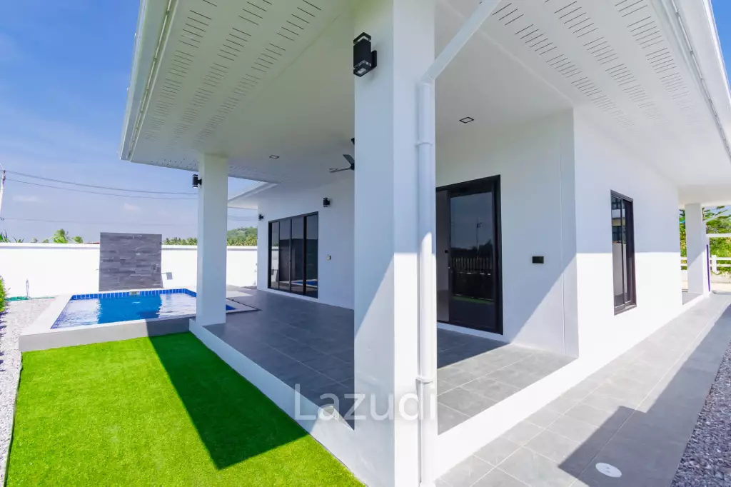90 sqm eco villa with pool in Wang Phong Pran Buri