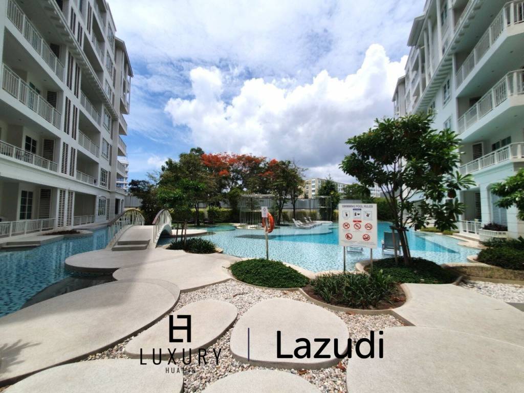 im 5. Stock / voll möbliert / großer Gemeinschaftspool