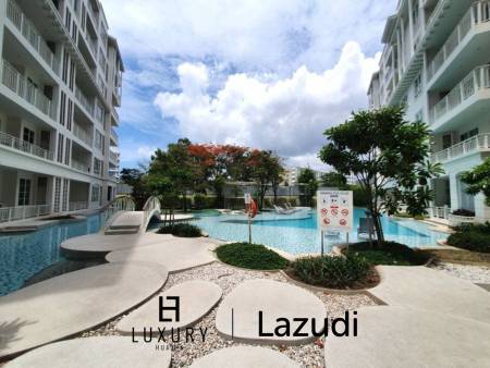 im 5. Stock / voll möbliert / großer Gemeinschaftspool