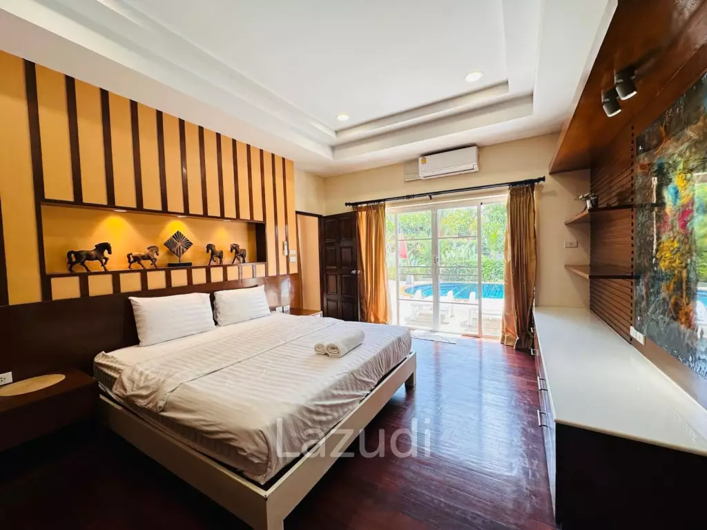 Spacious Single-Storey 3-Bedroom Pool Villa with Private Garden for Sale in Rawai