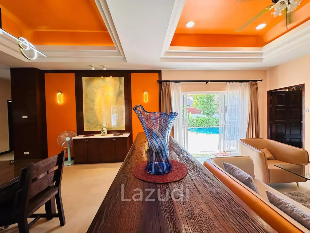Spacious Single-Storey 3-Bedroom Pool Villa with Private Garden for Sale in Rawai