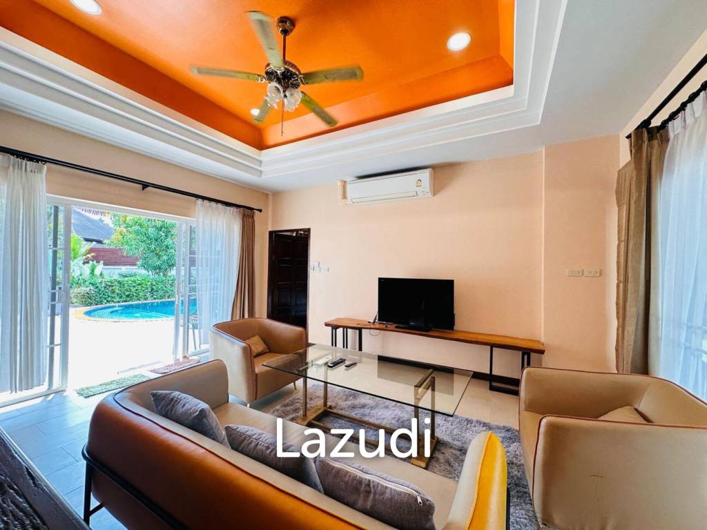 Spacious Single-Storey 3-Bedroom Pool Villa with Private Garden for Sale in Rawai