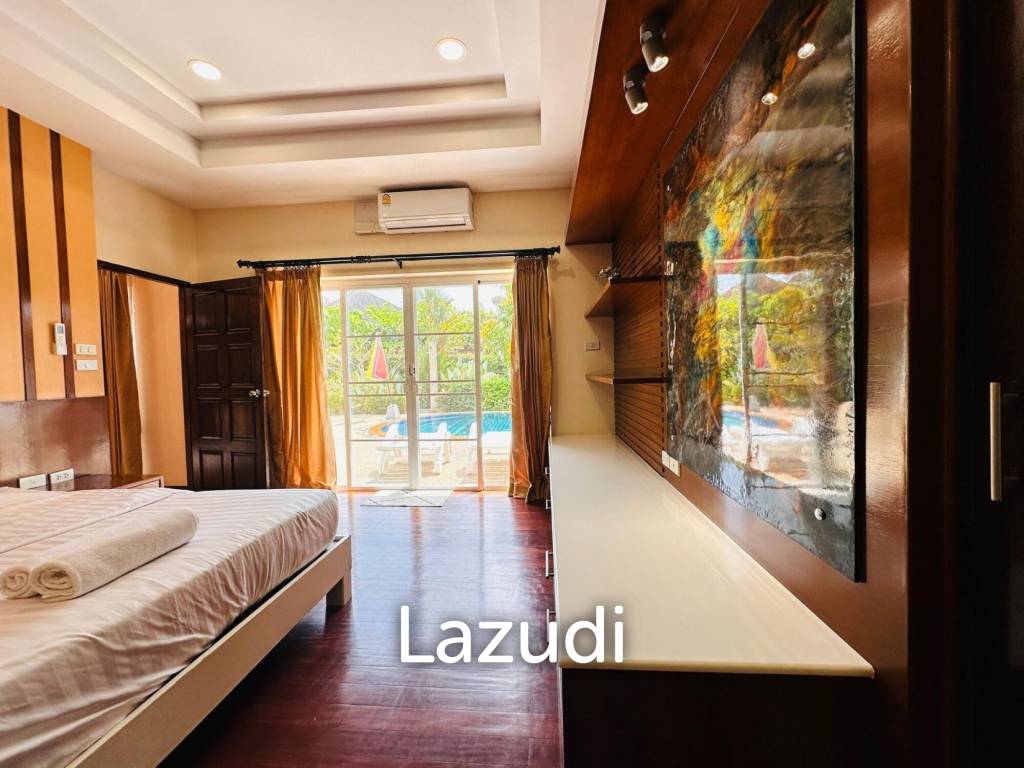 Spacious Single-Storey 3-Bedroom Pool Villa with Private Garden for Sale in Rawai