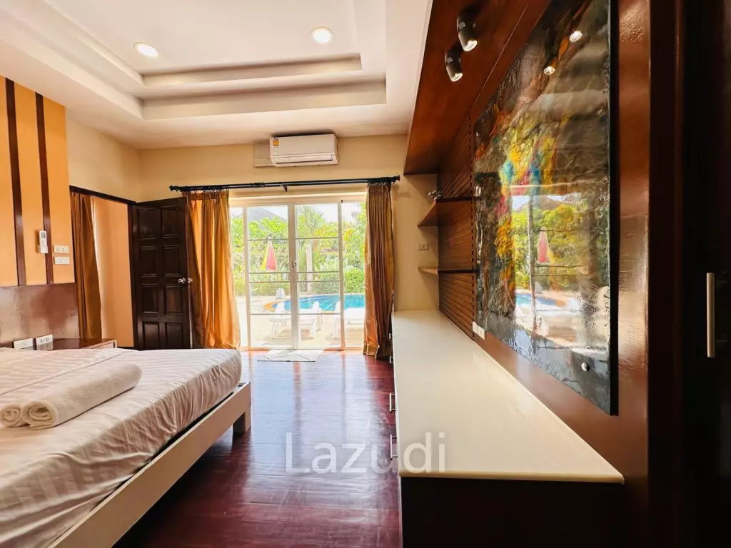 Spacious Single-Storey 3-Bedroom Pool Villa with Private Garden for Sale in Rawai