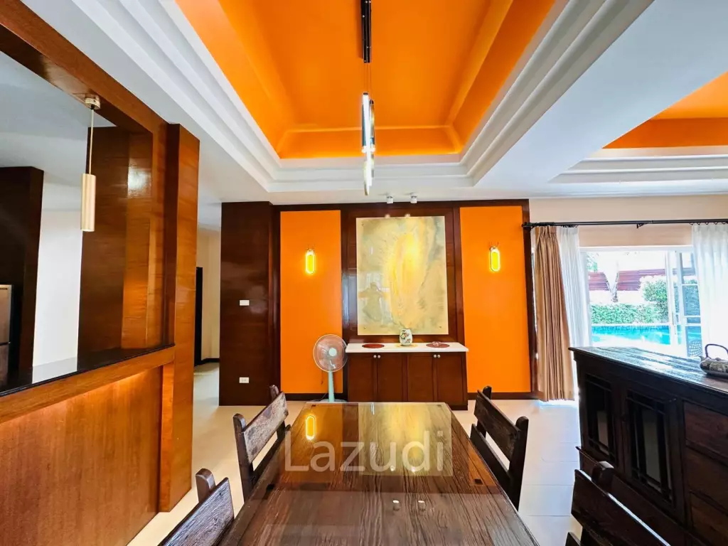 Spacious Single-Storey 3-Bedroom Pool Villa with Private Garden for Sale in Rawai