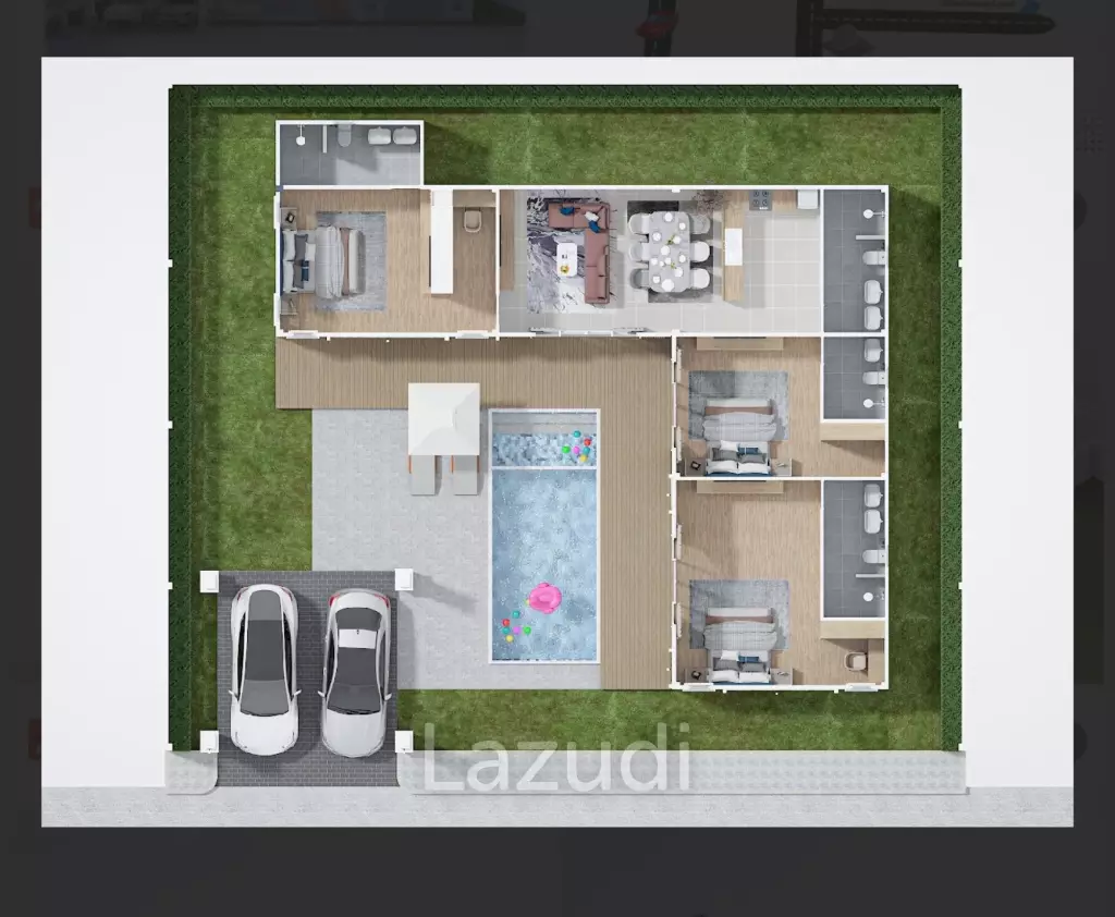 Modern 200 sqm pool villa in Hin Lek Fai Hua Hin