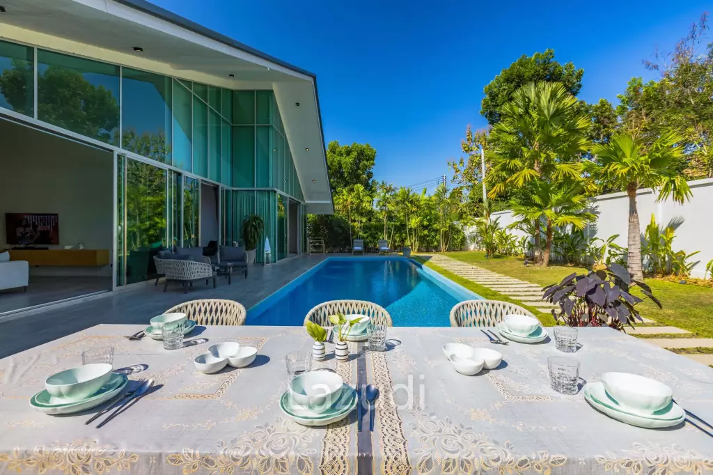 Exclusive Modern 7 Bedroom Pool Villa In Hin Lek Fai, Hua Hin