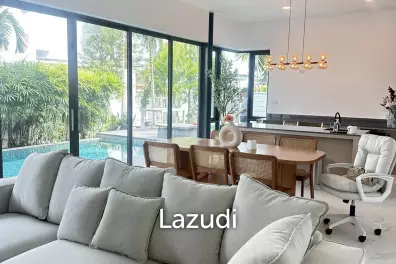 Modern Two-Storey Pool Villa with Private Garden for Rent near IKEA Phuket