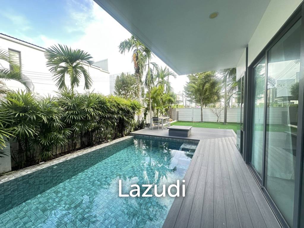 Modern Two-Storey Pool Villa with Private Garden for Rent near IKEA Phuket