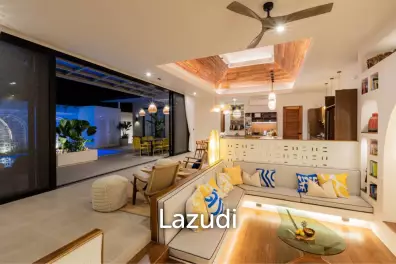 Modern Tropical Resort-Style 4-Bedroom Pool Villa for Rent in Rawai