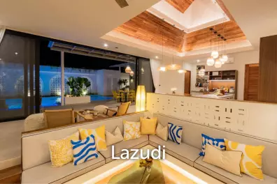 Modern Tropical Resort-Style 4-Bedroom Pool Villa for Rent in Rawai