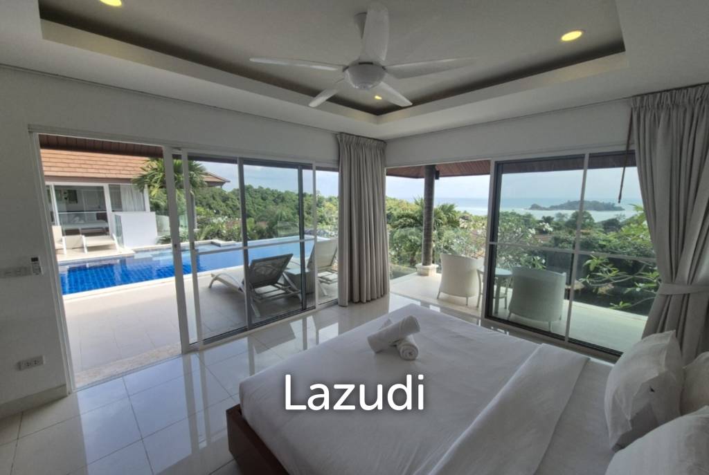 Luxury Sunrise Sea View Villa in Gated Community Horizon - Choeng Mon