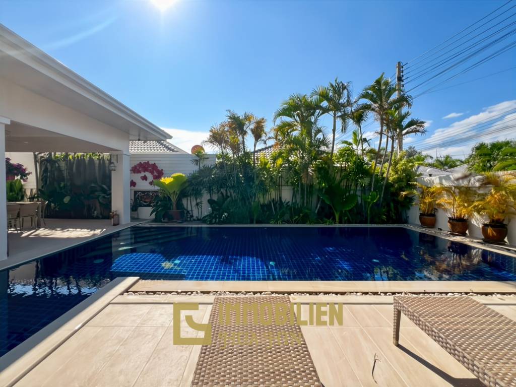 5-kW-Solaranlage / voll möbliert / 5 m x 10 m Überlauf Pool