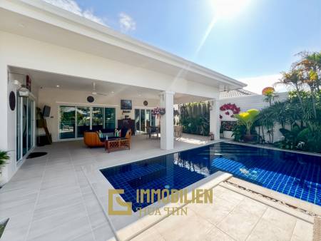 5-kW-Solaranlage / voll möbliert / 5 m x 10 m Überlauf Pool