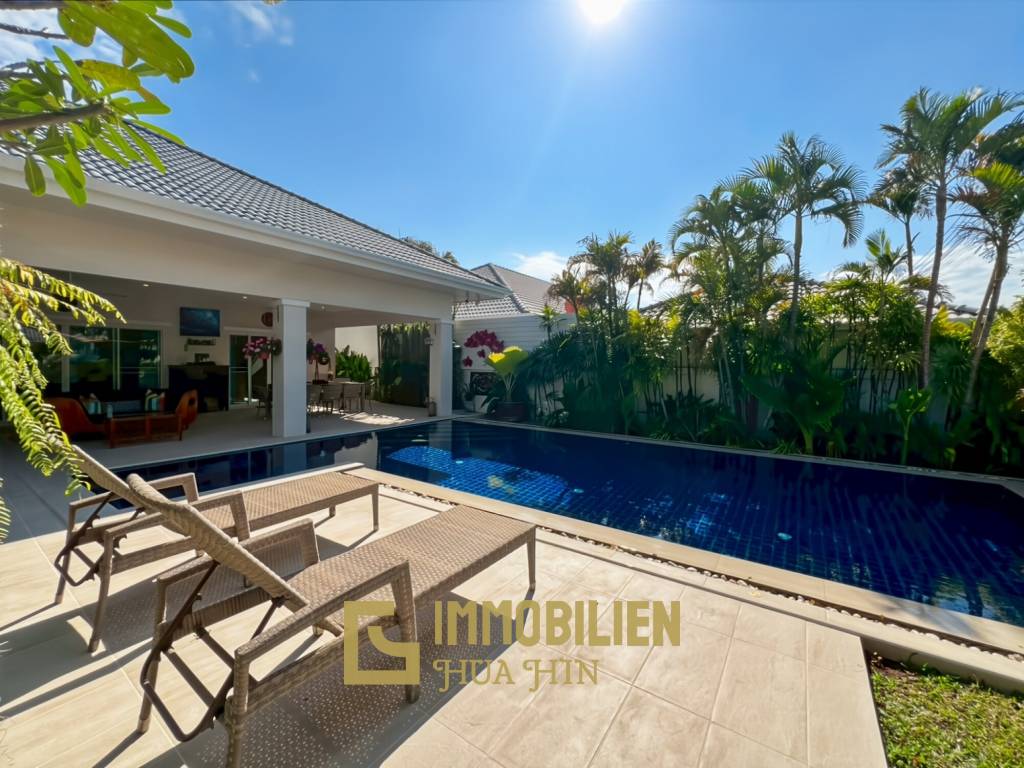 5-kW-Solaranlage / voll möbliert / 5 m x 10 m Überlauf Pool