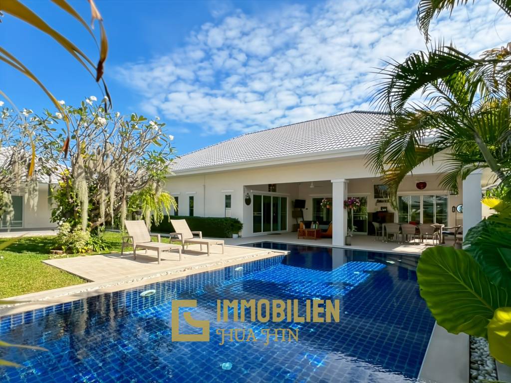 5-kW-Solaranlage / voll möbliert / 5 m x 10 m Überlauf Pool