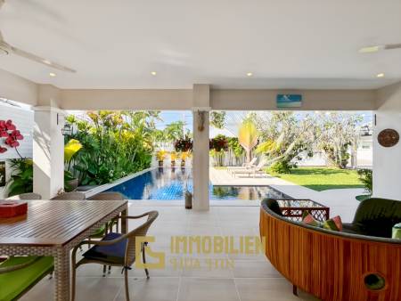 5-kW-Solaranlage / voll möbliert / 5 m x 10 m Überlauf Pool