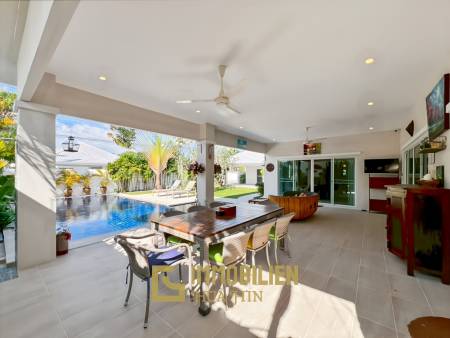 5-kW-Solaranlage / voll möbliert / 5 m x 10 m Überlauf Pool