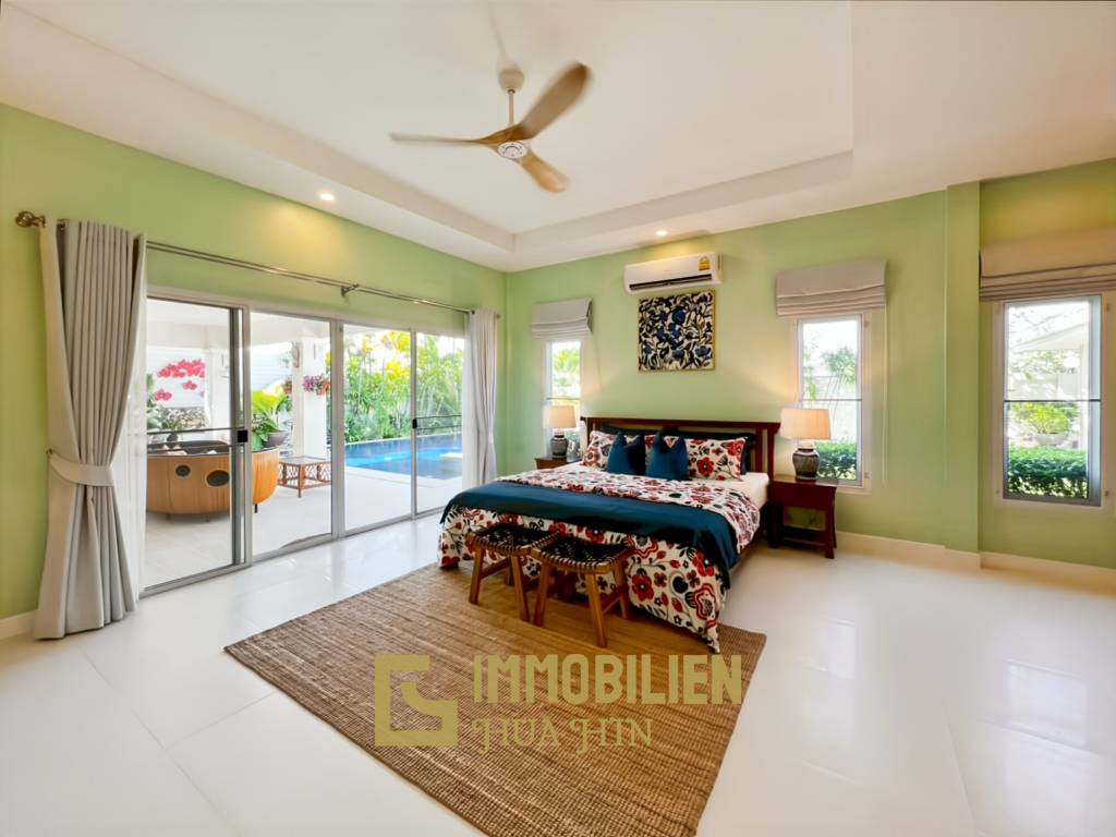 5-kW-Solaranlage / voll möbliert / 5 m x 10 m Überlauf Pool