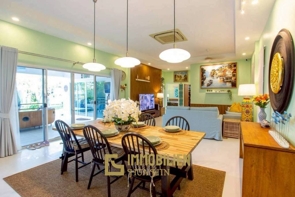 5-kW-Solaranlage / voll möbliert / 5 m x 10 m Überlauf Pool