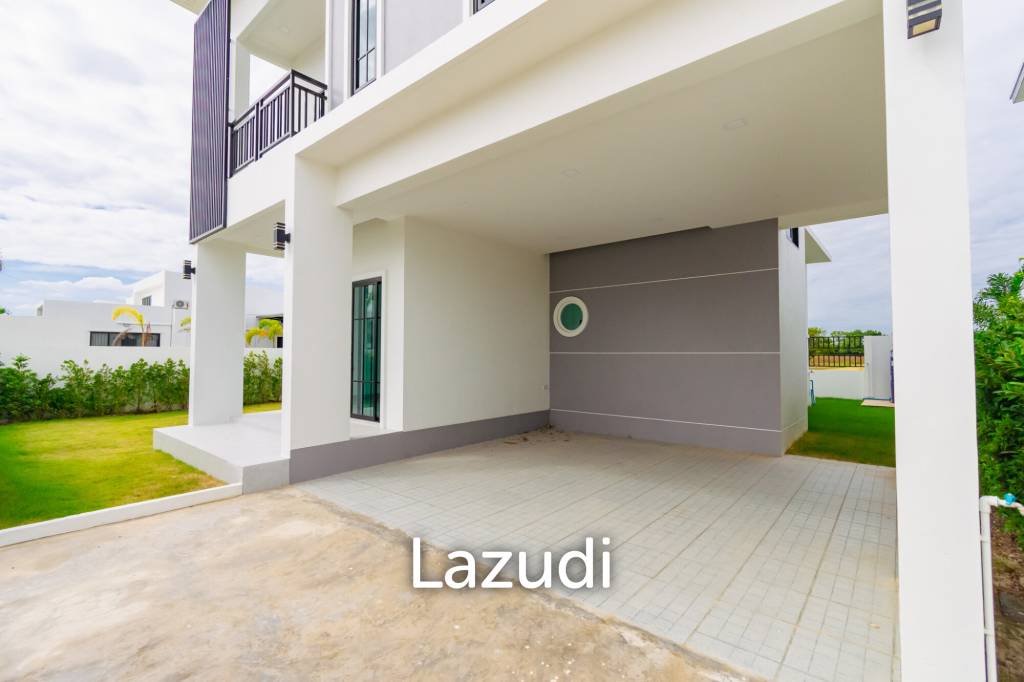 New Modern 188 sqm 3-Bed Villa in Happy Home Hua Hin, Thap Tai