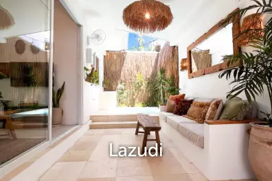 Leasehold 2 Bedroom Modern Bohemian Villa for Sale in the Heart of Canggu