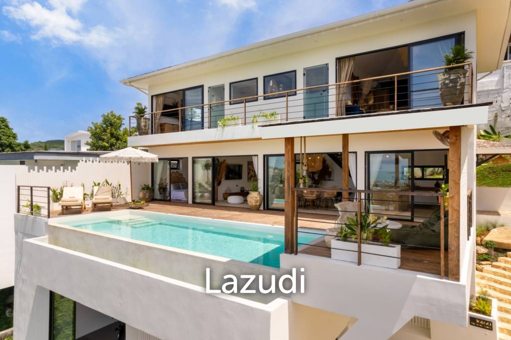 Stunning 3-Bed Sea View Villa on 700SQM Plot in Bo Phut Hills