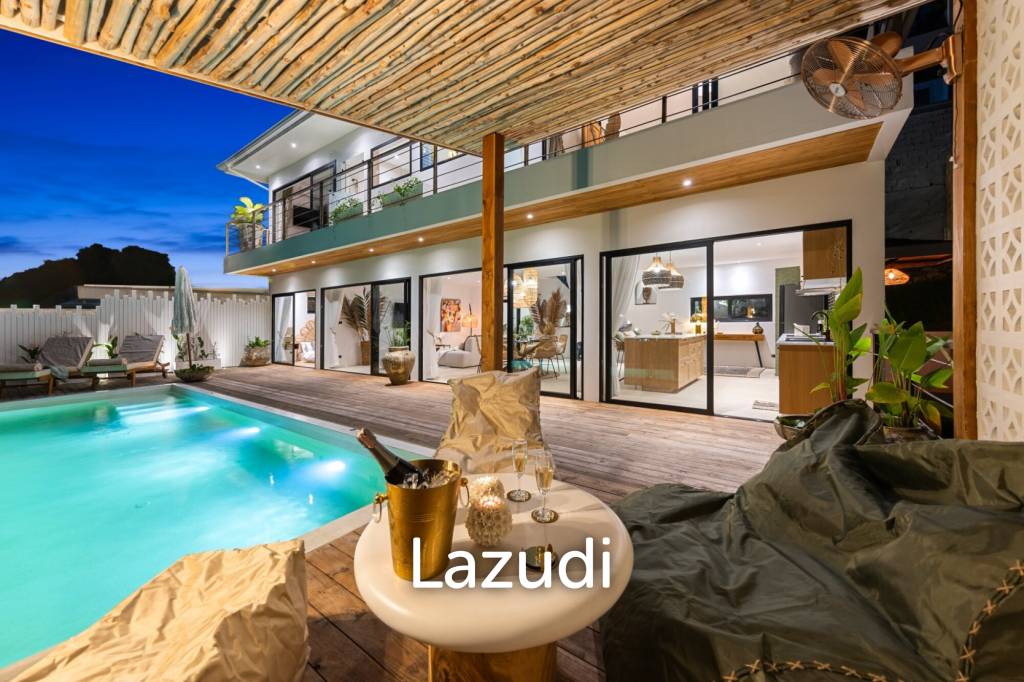 Stunning 3-Bed Sea View Villa on 700SQM Plot in Bo Phut Hills
