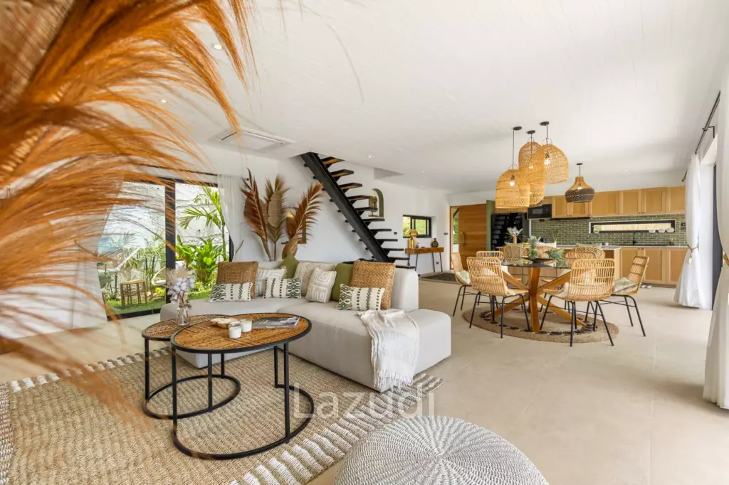 Stunning 3-Bed Sea View Villa on 700SQM Plot in Bo Phut Hills