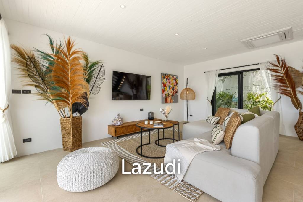 Stunning 3-Bed Sea View Villa on 700SQM Plot in Bo Phut Hills