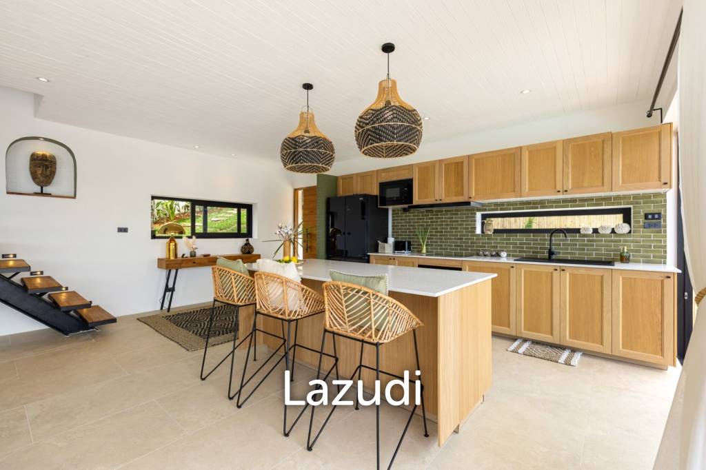 Stunning 3-Bed Sea View Villa on 700SQM Plot in Bo Phut Hills