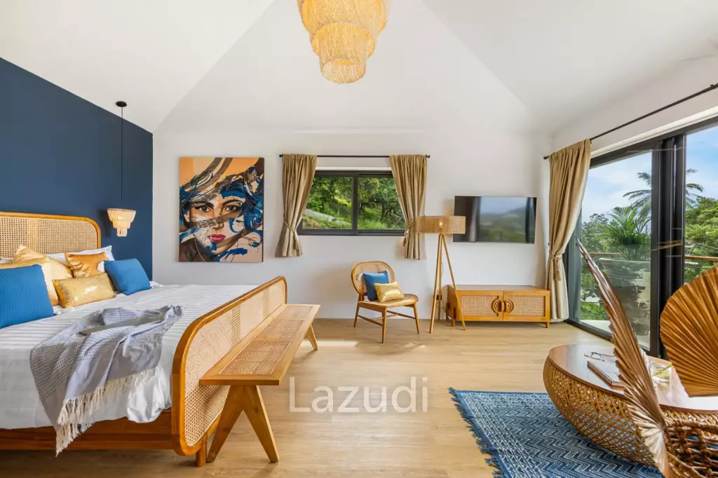 Stunning 3-Bed Sea View Villa on 700SQM Plot in Bo Phut Hills
