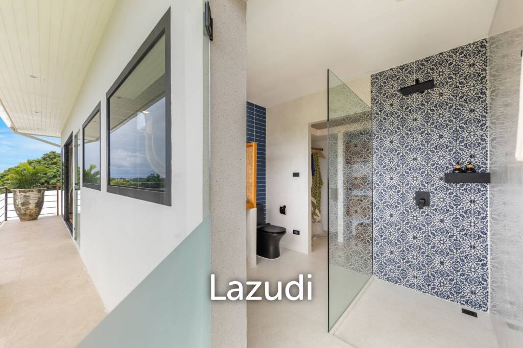 Stunning 3-Bed Sea View Villa on 700SQM Plot in Bo Phut Hills