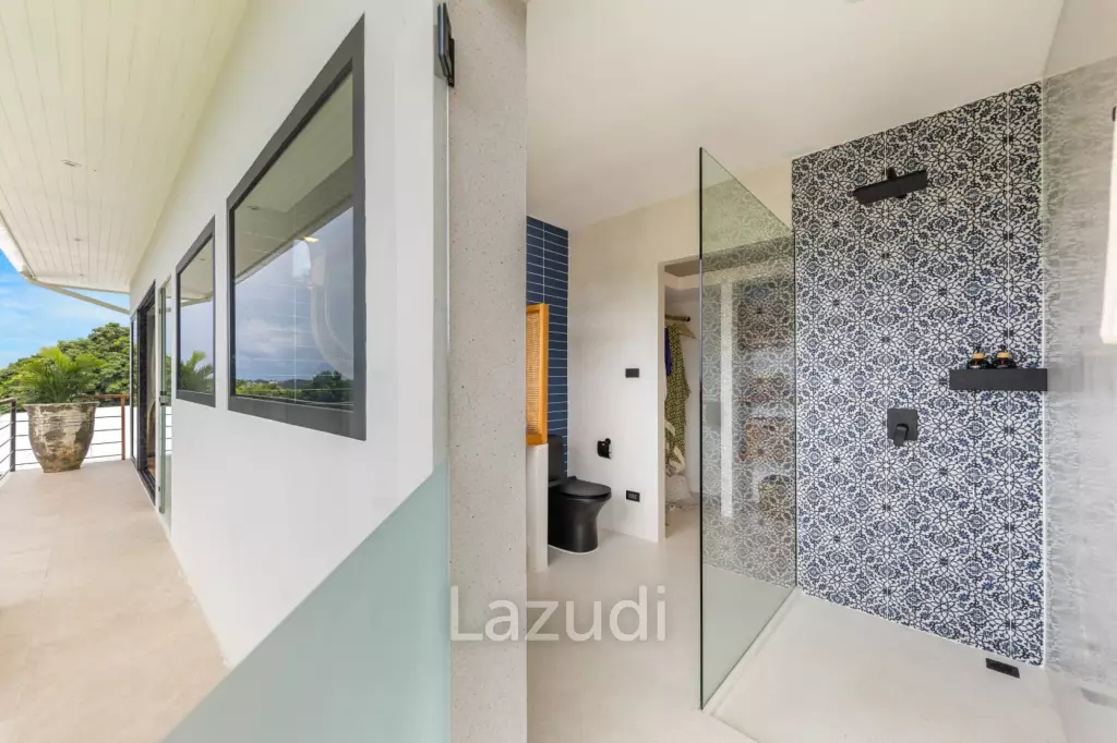 Stunning 3-Bed Sea View Villa on 700SQM Plot in Bo Phut Hills