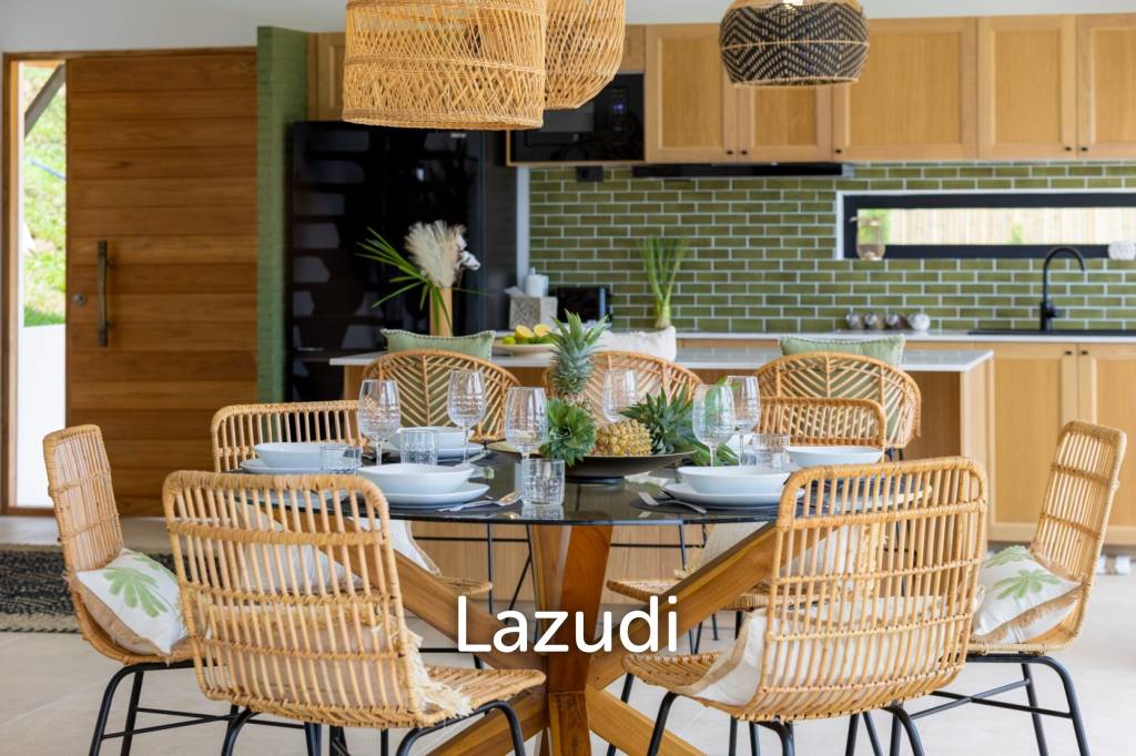 Stunning 3-Bed Sea View Villa on 700SQM Plot in Bo Phut Hills