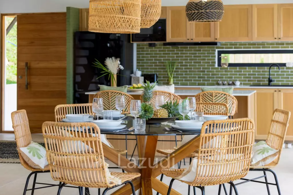 Stunning 3-Bed Sea View Villa on 700SQM Plot in Bo Phut Hills