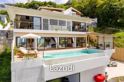 Stunning 3-Bed Sea View Villa on 700SQM Plot in Bo Phut Hills