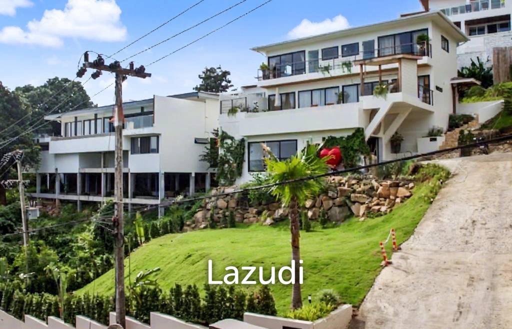 Stunning 3-Bed Sea View Villa on 700SQM Plot in Bo Phut Hills