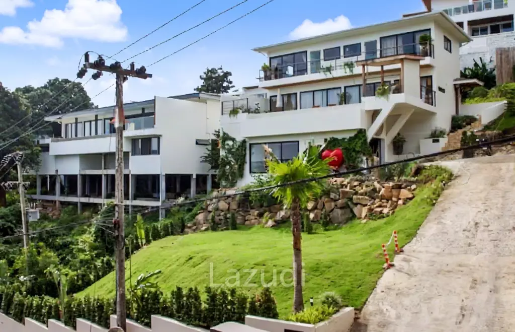 Stunning 3-Bed Sea View Villa on 700SQM Plot in Bo Phut Hills