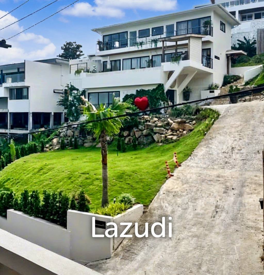 Stunning 3-Bed Sea View Villa on 700SQM Plot in Bo Phut Hills