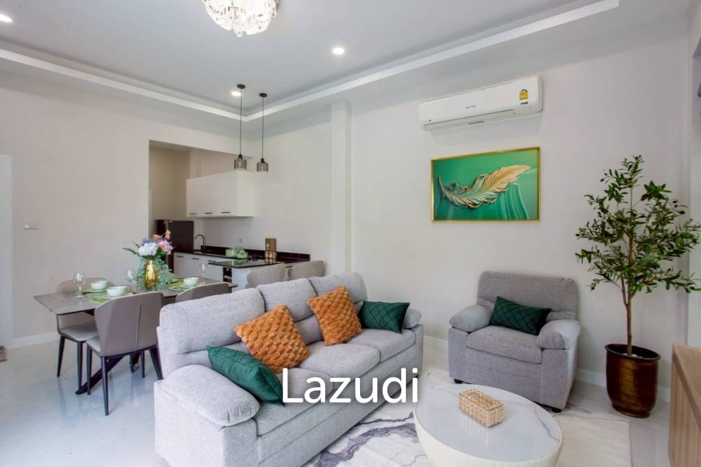 วิลล่าใหม่ 4 ห้องนอน 213 ตร. ม. พร้อมสระว่ายน้ำ ใกล้ตัวเมืองหัวหิน ในโครงการทองธารินทร์