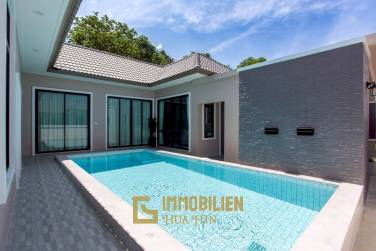 พูลวิลล่าชั้นเดียว 213 ตร.ม. หัวหิน หินเหล็กไฟ ในโครงการทองธารินทร์