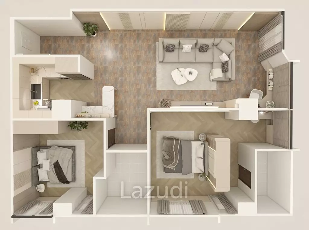 2 Bed 2 Bath 120 Sqm Supalai Place Sukhumvit 39