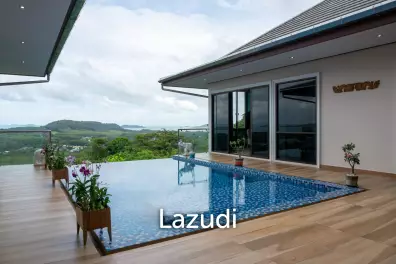 Hilltop 8-Bedroom Pool Villa with Sea View for Sale in Yamu