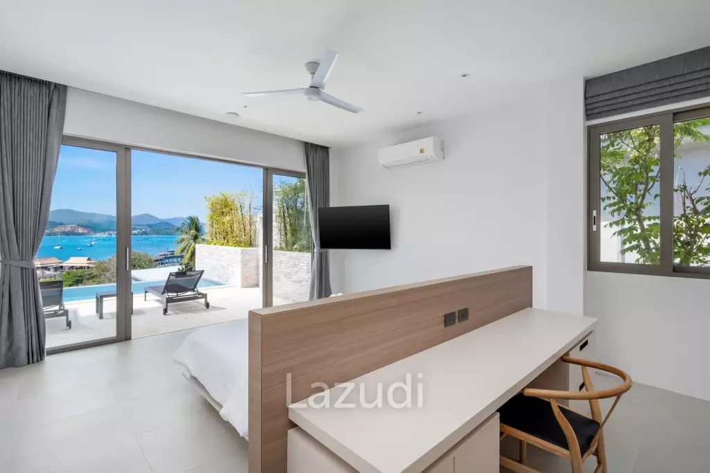 Brand New 4-Bed Villa in Bang Rak with Sea and Sunset View