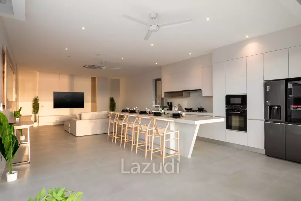 Brand New 4-Bed Villa in Bang Rak with Sea and Sunset View