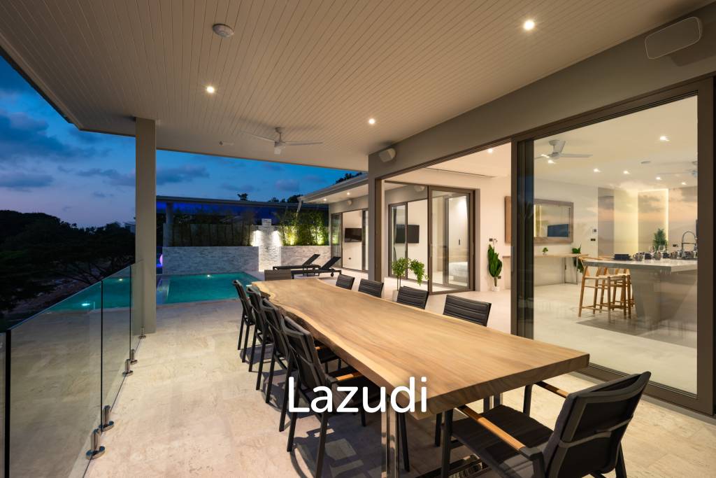 Brand New 4-Bed Villa in Bang Rak with Sea and Sunset View