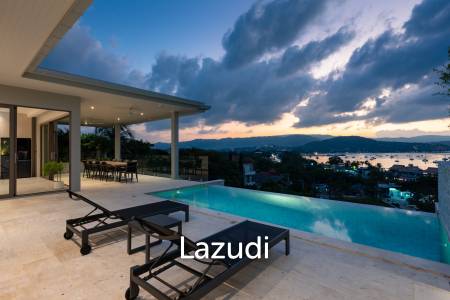 Brand New 4-Bed Villa in Bang Rak with Sea and Sunset View